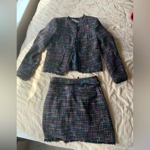 H and M tweed set